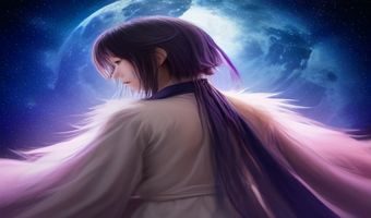 新葡京影视动漫专区热门番剧截图，主角手持光剑在璀璨星空背景下摆出战斗姿态，画面精美震撼